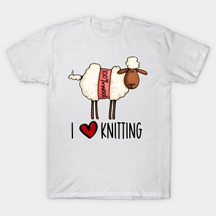I Love Knitting T-Shirt